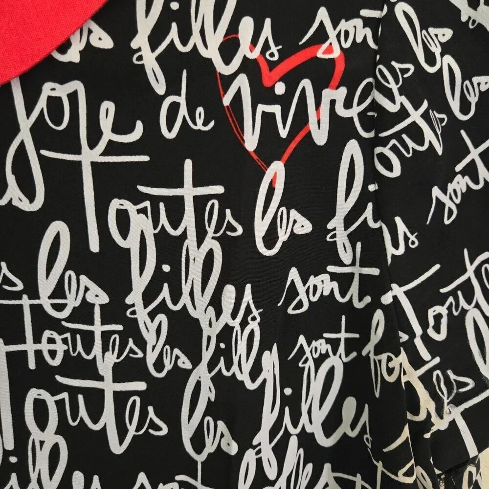 Kate Spade X Garance Doré Designer Capsule Collection NYC Paris Rare Silk Size 4